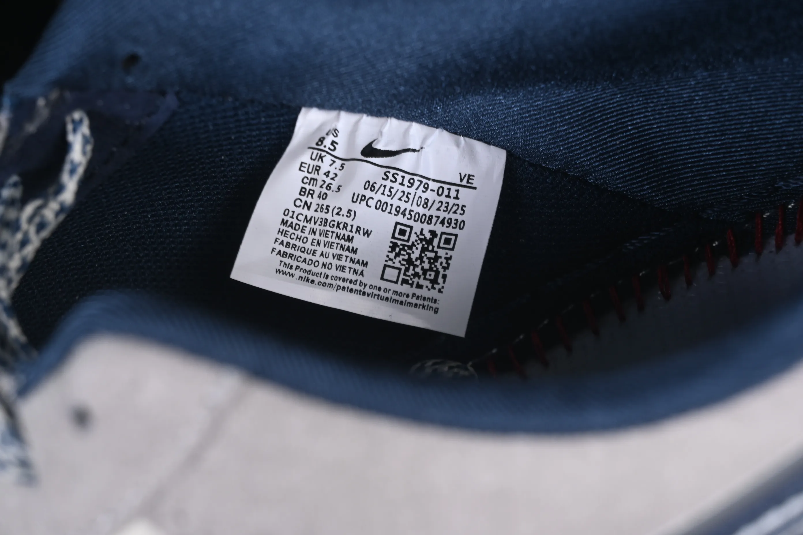 All categories Nk Air Force 1 Air Force series Nk Air Force 1 Low Air Force low-top Nike Air Force 1'07 Low joint model gray and blue Air Force 1 low-top casual sneakers SS1979-011